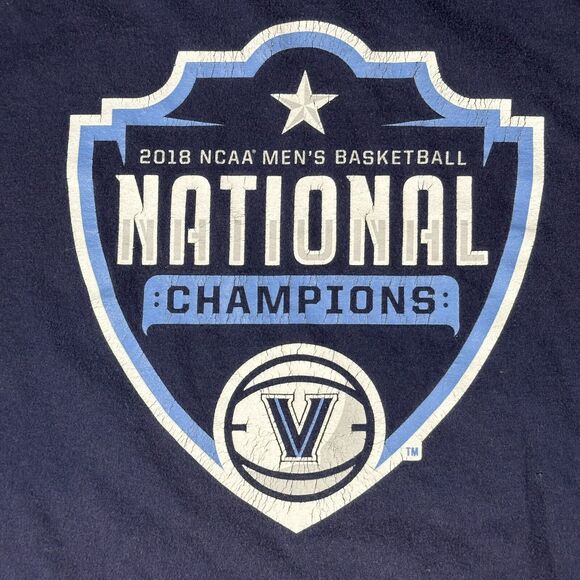 Villanova NCAA Championship T Shirt Adult XXL Graphic‎ Swoosh Blue Men’s - Picture 3 of 6
